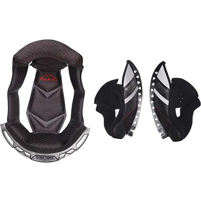 Intérieur du casque de moto LS2 FF811, noir