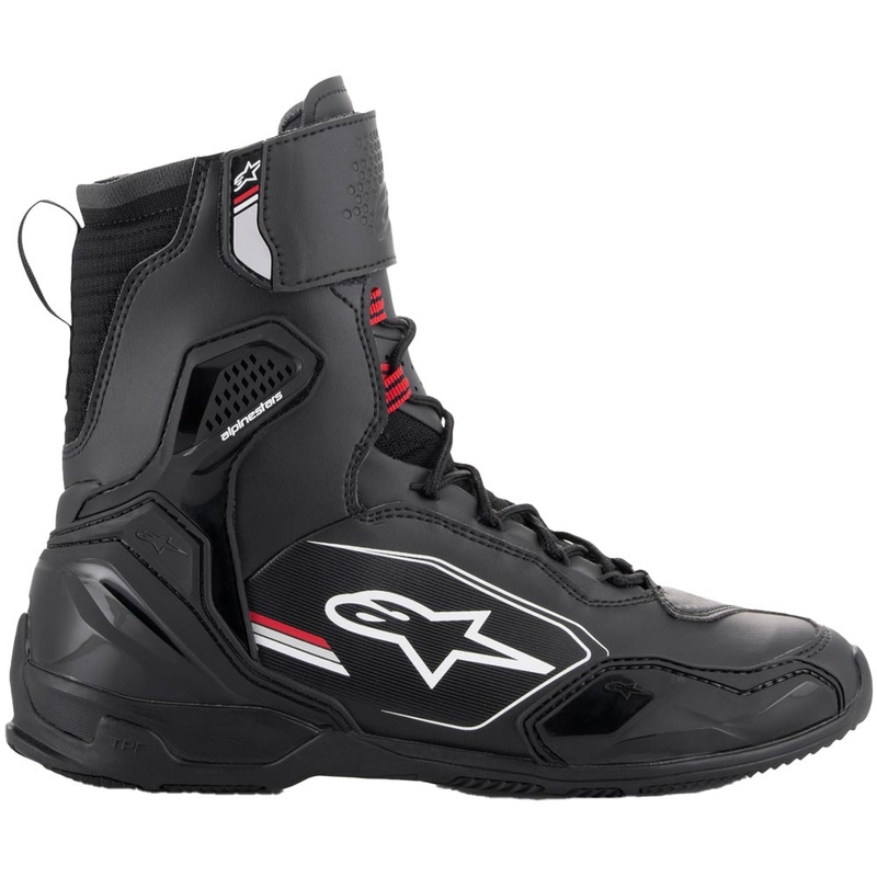 Bottes de moto Alpinestars Superfaster noir-gris-rouge