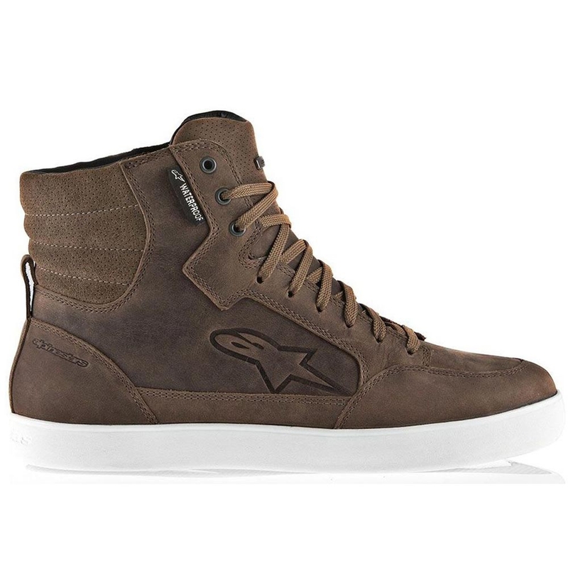 Bottes de moto Alpinestars J-6 imperméables marron