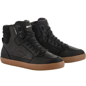 Bottes de moto Alpinestars J-6 étanches en caoutchouc noir