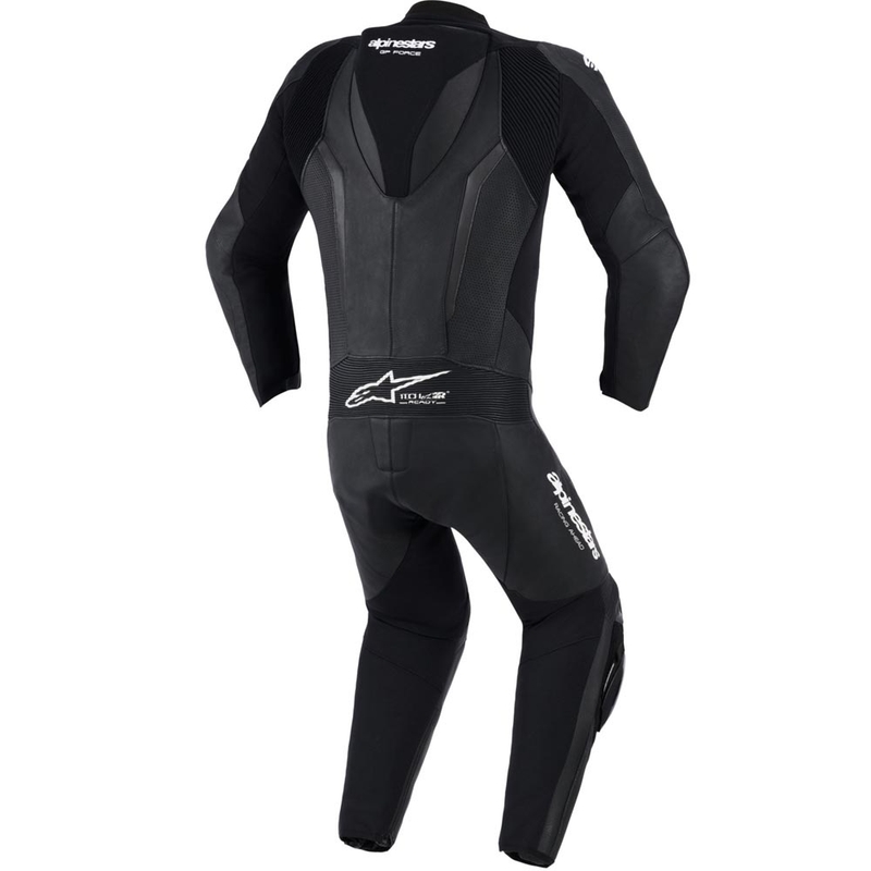 Combinaison de moto Alpinestars GP FORCE V2 une pièce noire et blanche