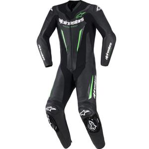 Combinaison de moto Alpinestars GP FORCE V2 une pièce noire et verte
