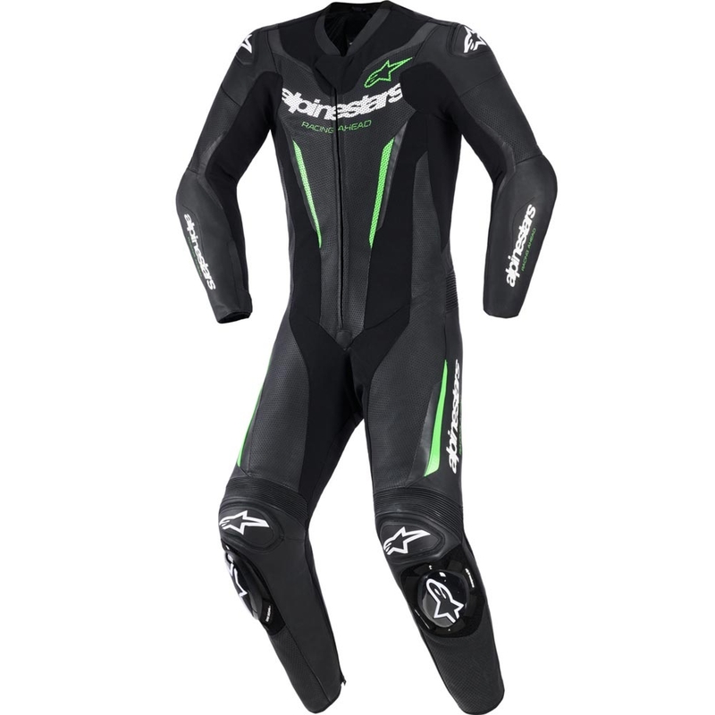 Combinaison de moto Alpinestars GP FORCE V2 une pièce noire et verte