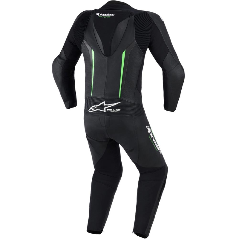 Combinaison de moto Alpinestars GP FORCE V2 une pièce noire et verte