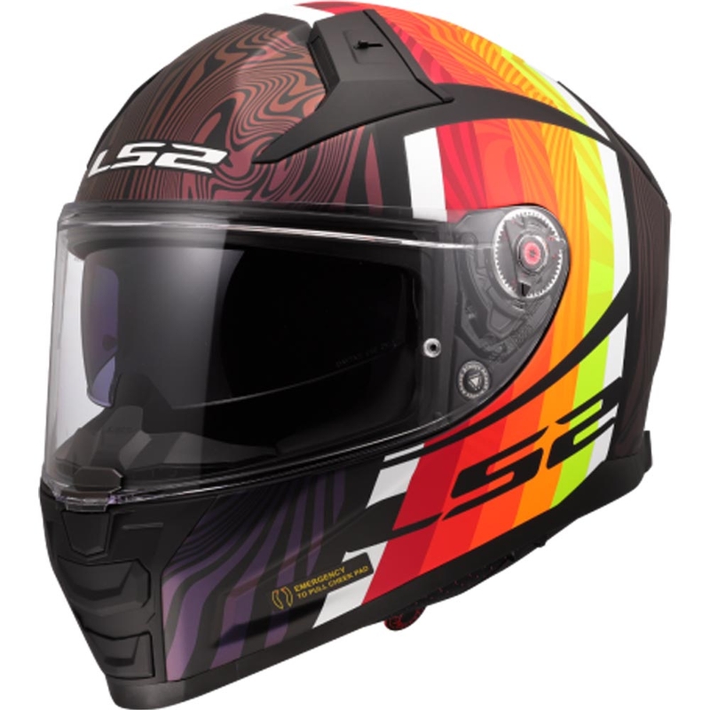Casque intégral de moto LS2 FF811 Vector II Freedom noir caméléon