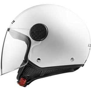 Casque de moto ouvert LS2 OF558 Sphere II Blanc uni