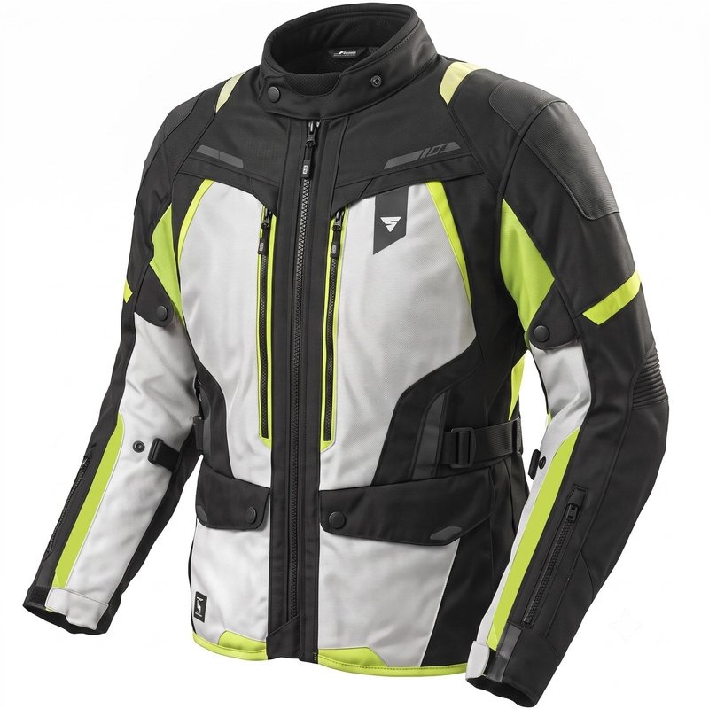 Veste de moto femme Shima Dune 2.0 jaune fluo