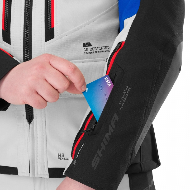 Veste de moto Shima Dune 2.0 bleue