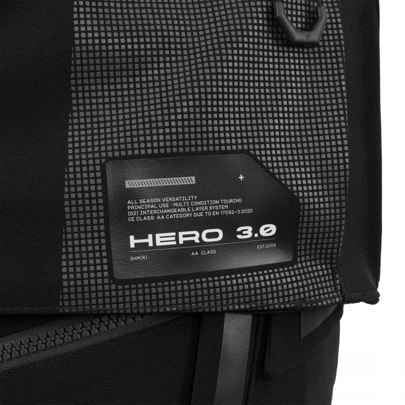 Veste de moto Shima Hero 3.0 noire
