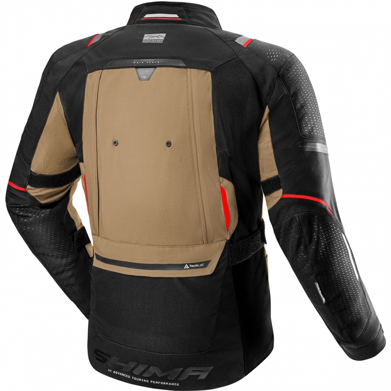 Veste de moto Shima Hero 3.0 marron