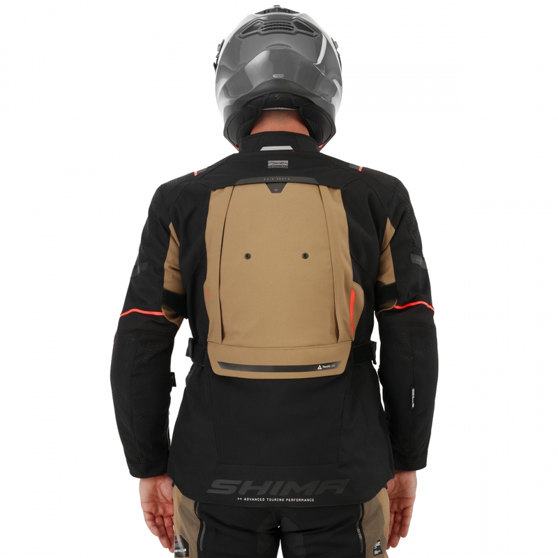 Veste de moto Shima Hero 3.0 marron