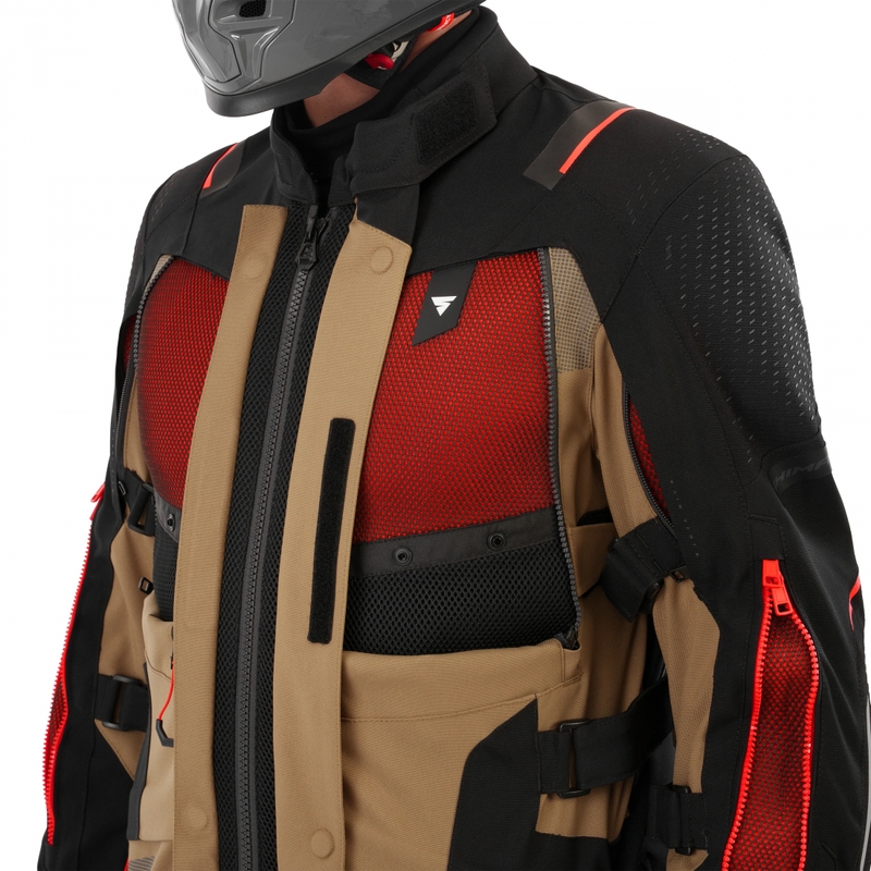 Veste de moto Shima Hero 3.0 marron