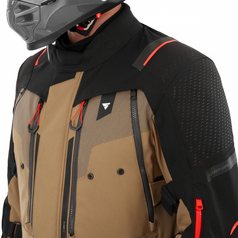 Veste de moto Shima Hero 3.0 marron