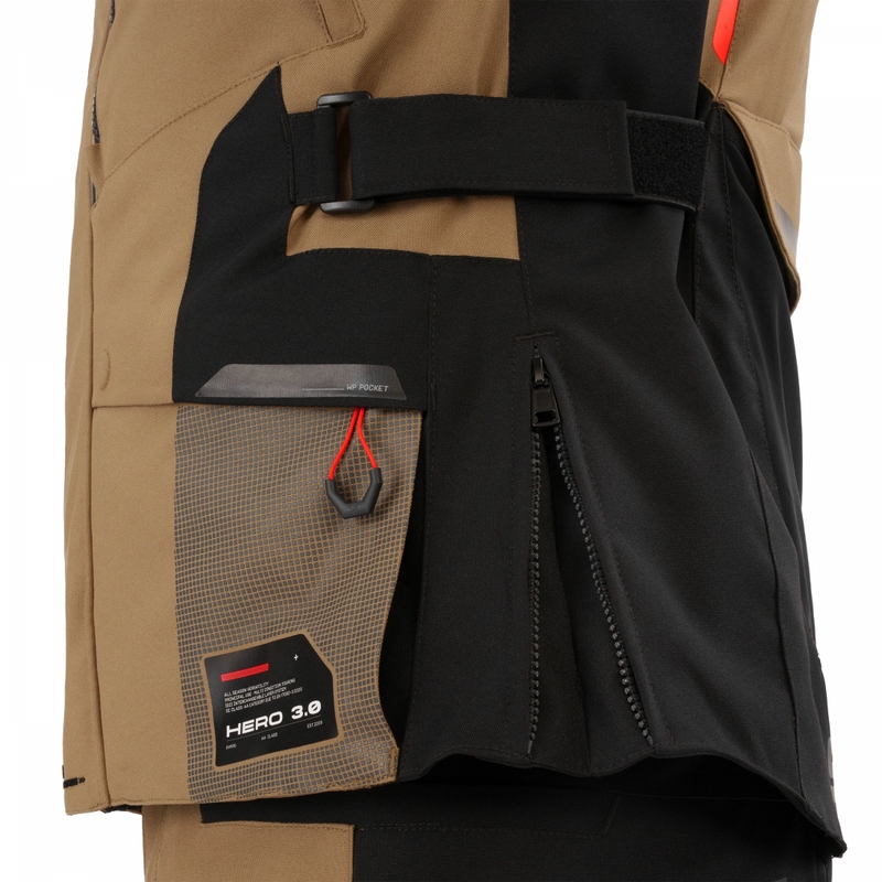 Veste de moto Shima Hero 3.0 marron