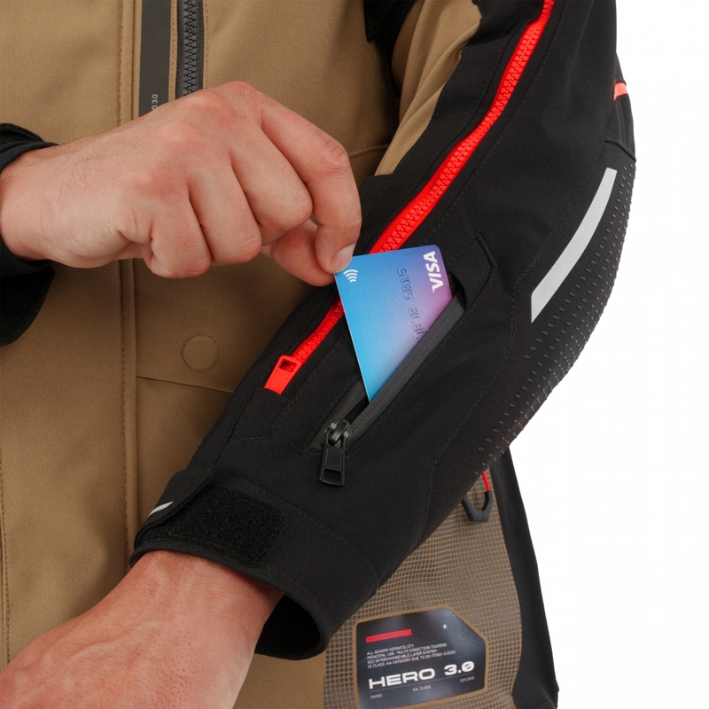 Veste de moto Shima Hero 3.0 marron