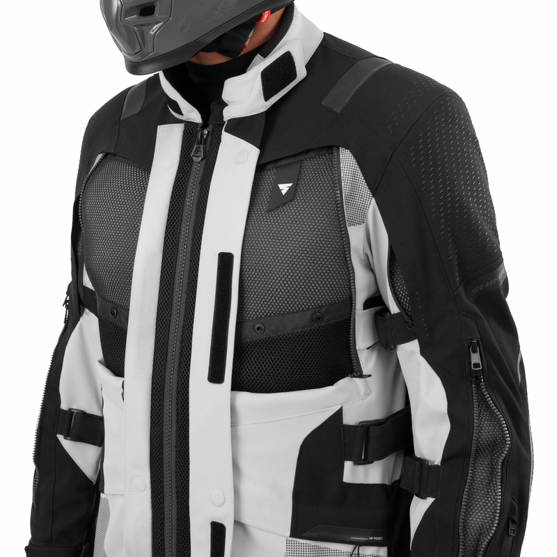 Blouson de moto Shima Hero 3.0 gris-noir