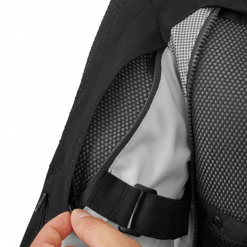 Blouson de moto Shima Hero 3.0 gris-noir