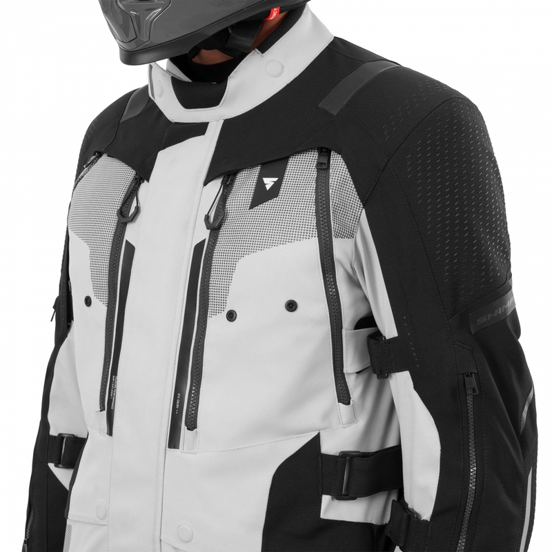 Blouson de moto Shima Hero 3.0 gris-noir