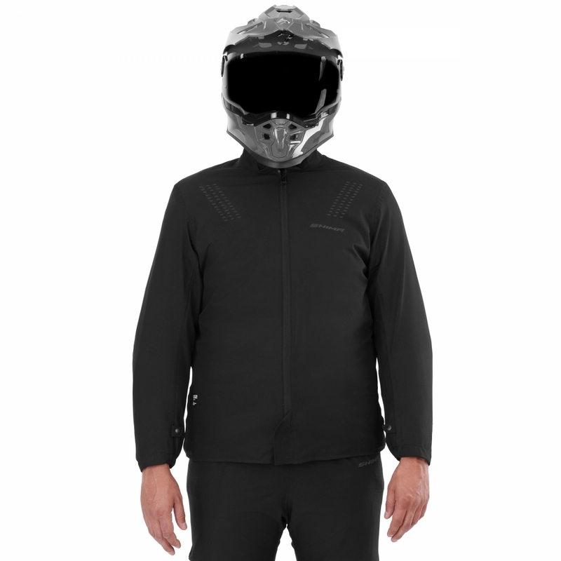 Blouson de moto Shima Hero 3.0 gris-jaune fluo