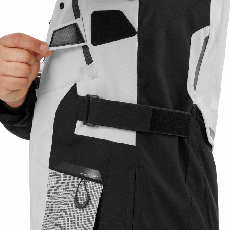 Blouson de moto Shima Hero 3.0 gris-jaune fluo