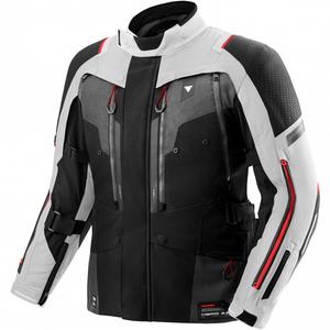 Blouson de moto Shima Hero 3.0 gris-rouge