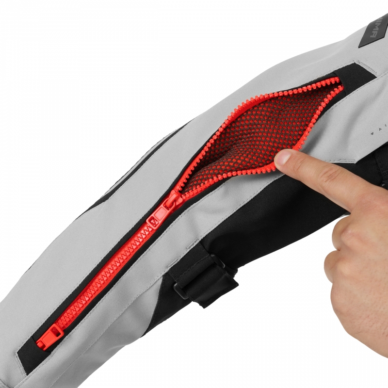Blouson de moto Shima Hero 3.0 gris-rouge