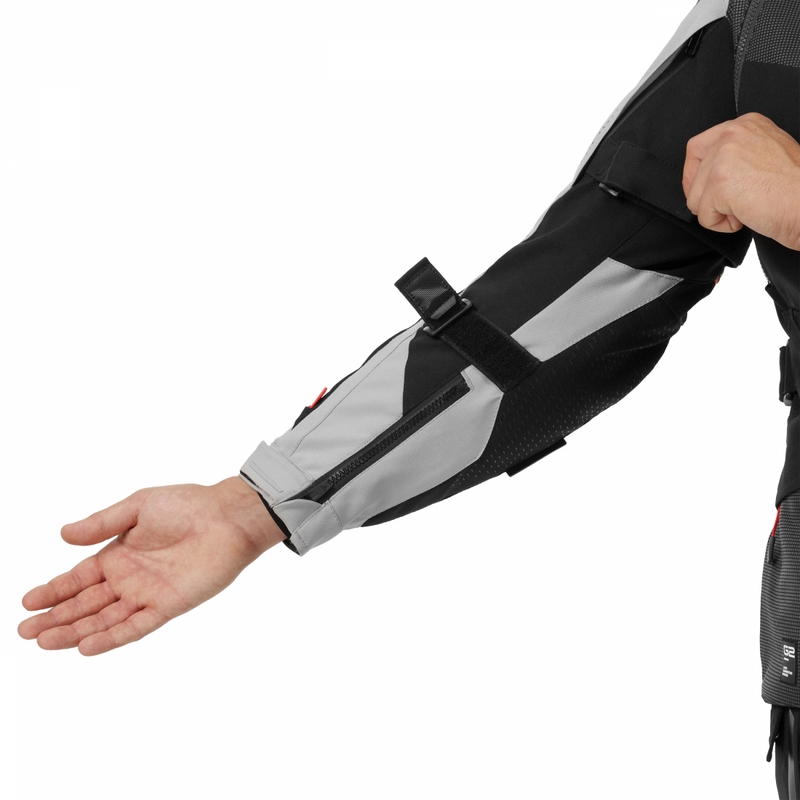 Blouson de moto Shima Hero 3.0 gris-rouge