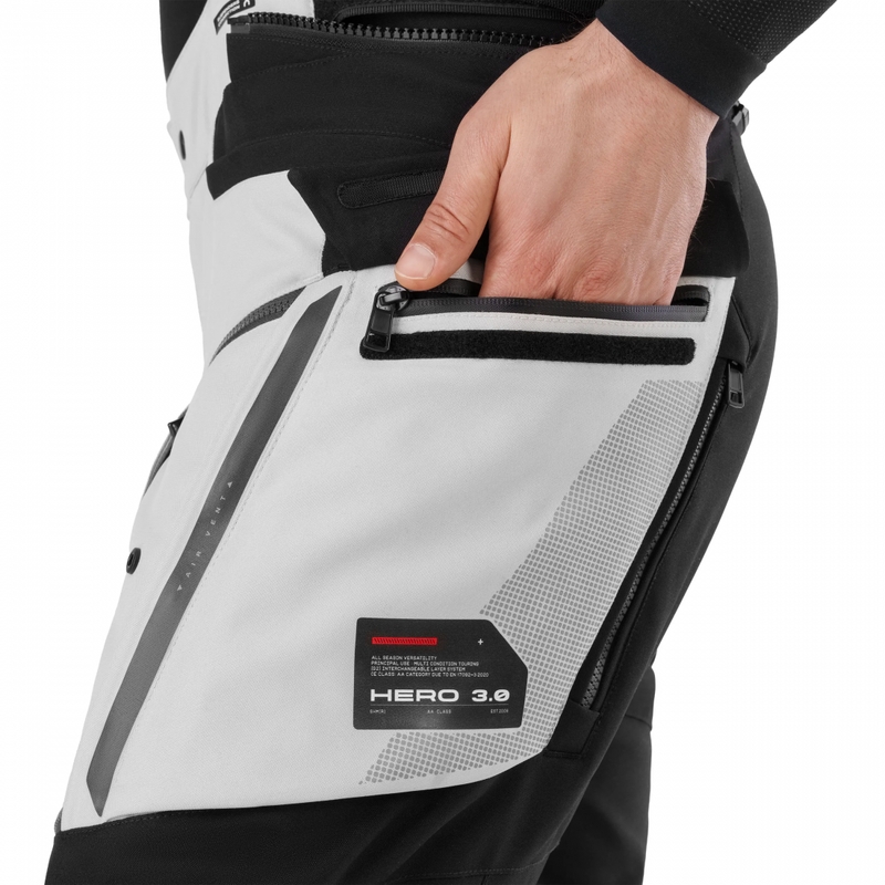 Pantalon de moto Shima Hero 3.0 gris-bleu