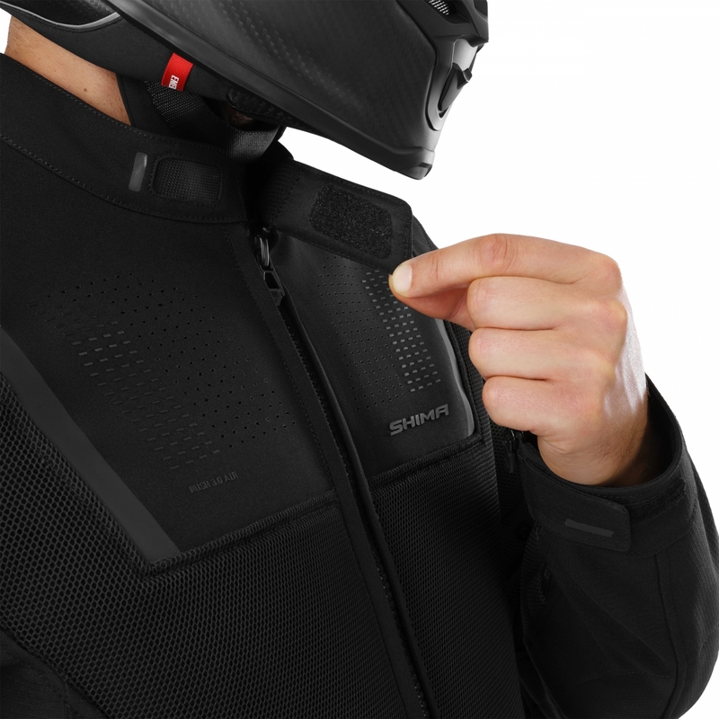 Veste de moto Shima Rush 3.0 Air noire