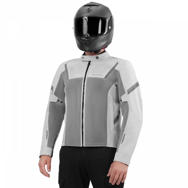 Veste de moto Shima Rush 3.0 Air grise
