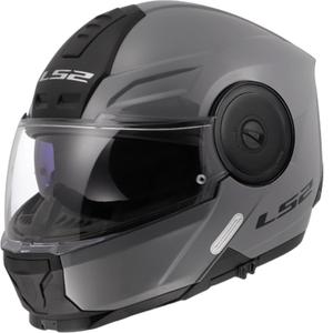 Casque de moto modulable LS2 FF902 Scope II gris Nardo