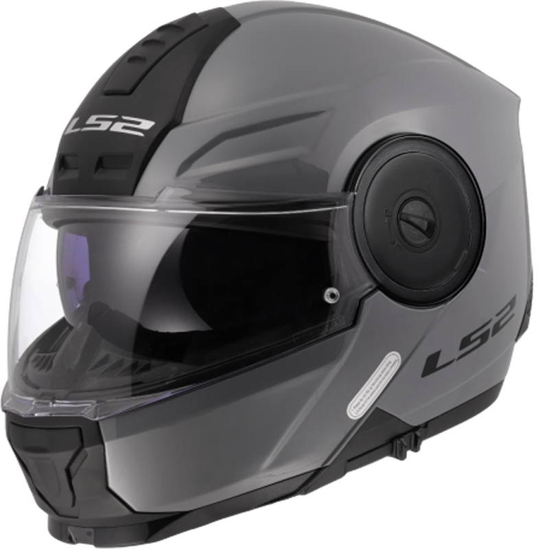 Casque de moto modulable LS2 FF902 Scope II gris Nardo