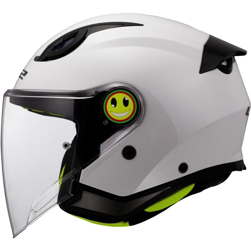 Casque de moto ouvert pour enfant LS2 OF622 Funny II Blanc uni