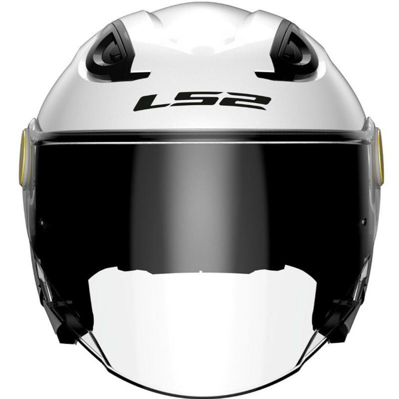 Casque de moto ouvert pour enfant LS2 OF622 Funny II Blanc uni