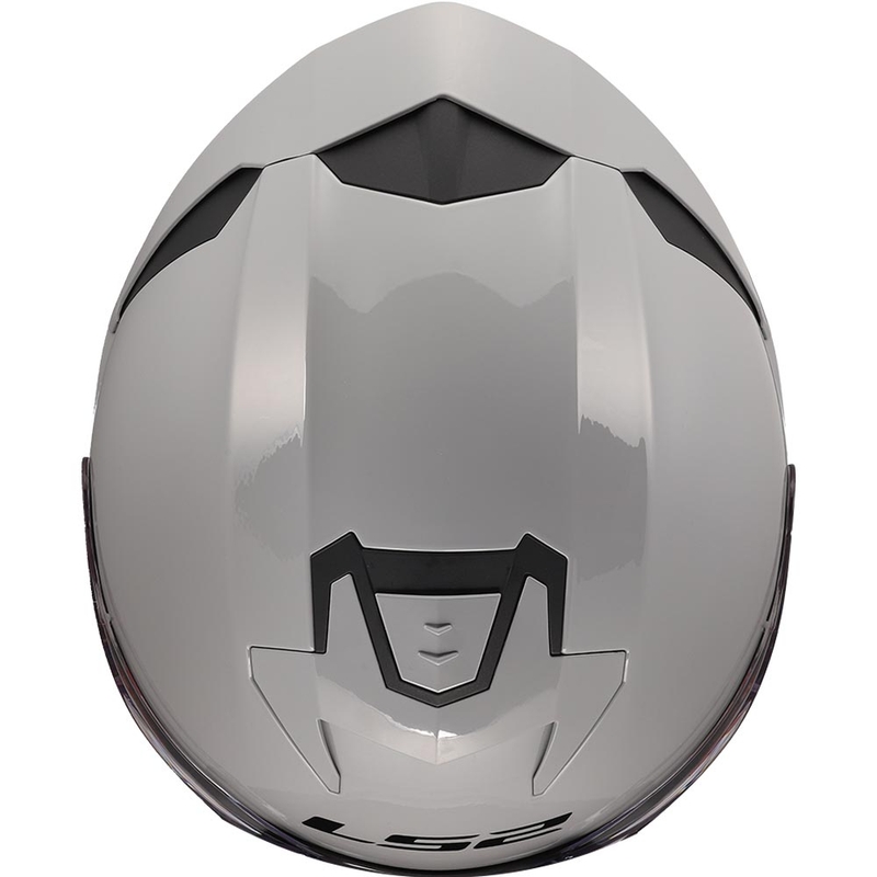 Casque de moto jet LS2 OF618 Verso II Gris Nardo uni