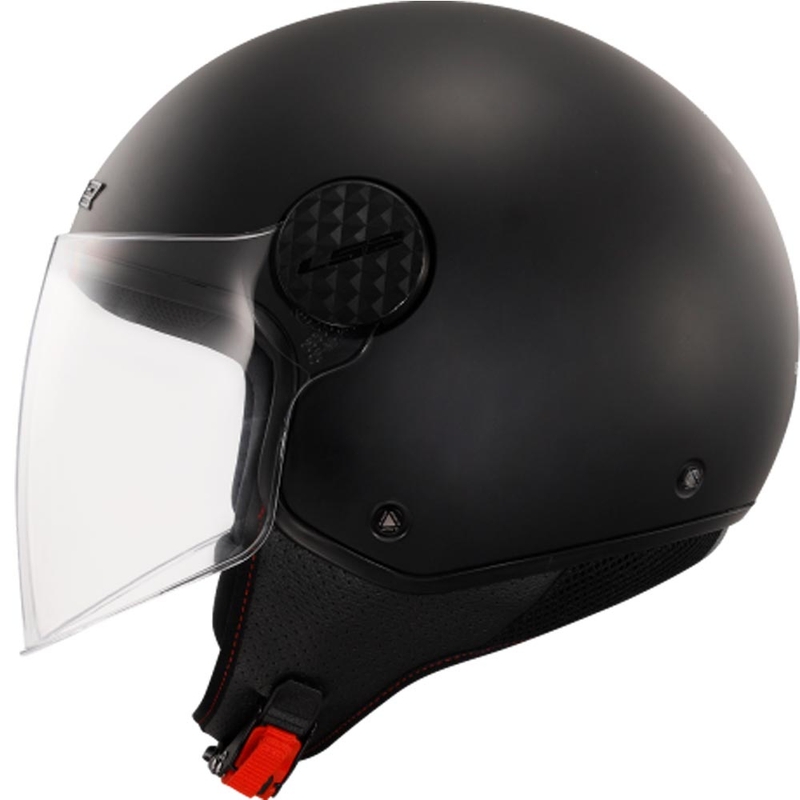 Casque de moto jet LS2 OF558 Sphere Lux II Noir mat uni