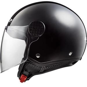 Casque de moto jet LS2 OF558 Sphere II Noir mat uni