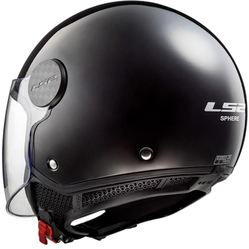 Casque de moto jet LS2 OF558 Sphere II Noir mat uni