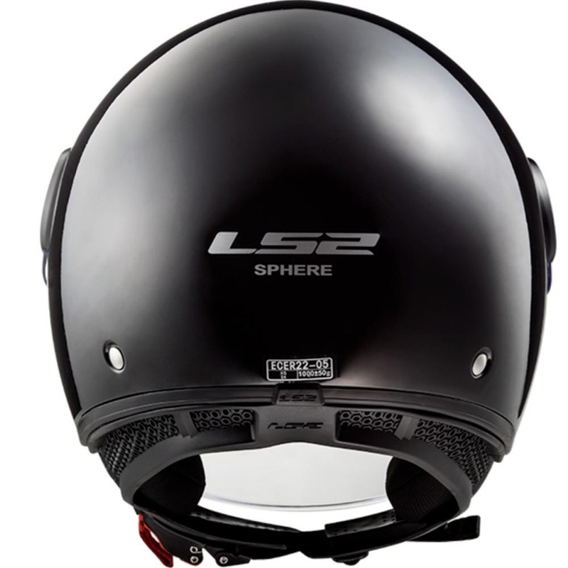 Casque de moto jet LS2 OF558 Sphere II Noir mat uni