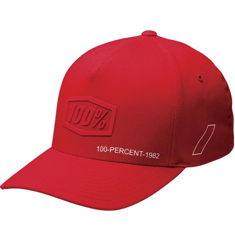 Casquette enfant 100% Shadow Snapback rouge