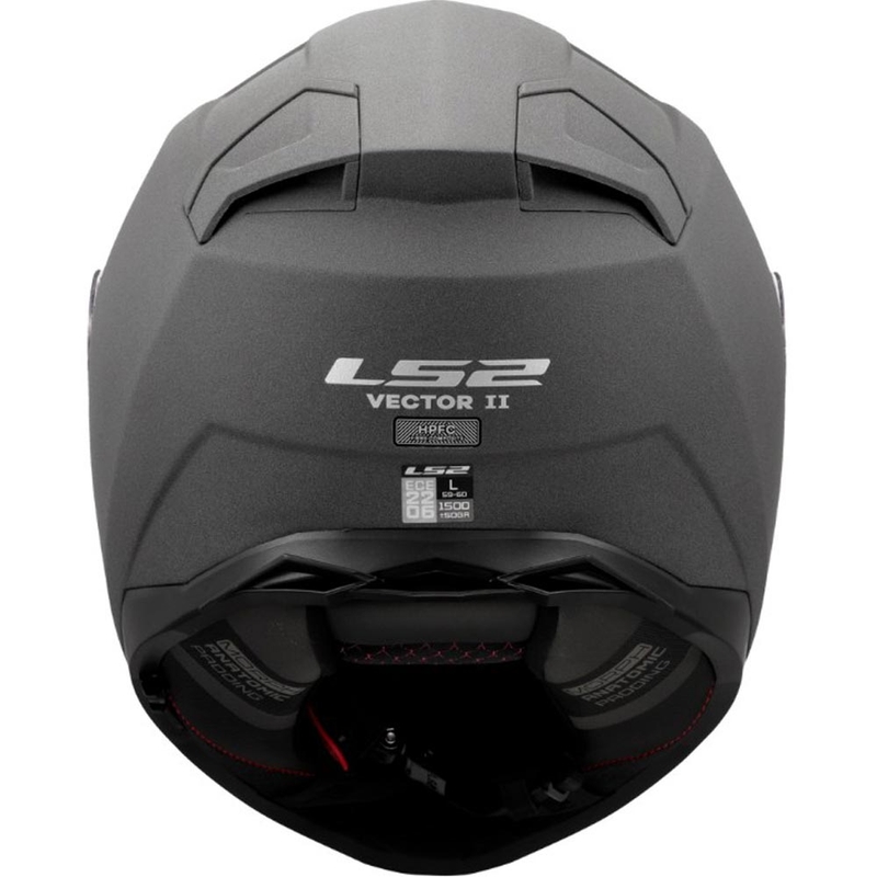 Casque intégral de moto LS2 FF811 Vector II Gris béton uni