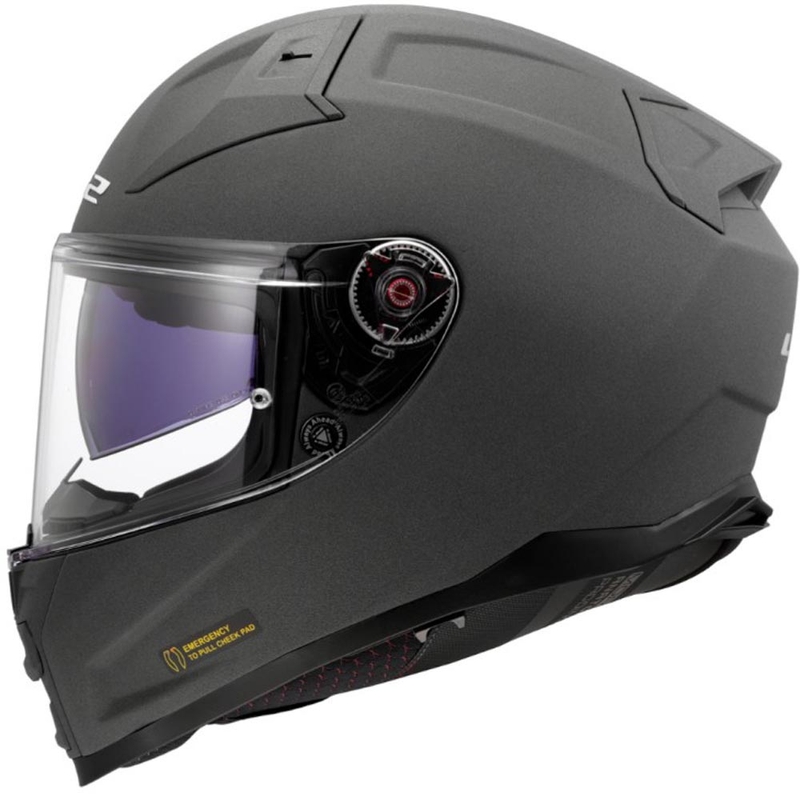 Casque intégral de moto LS2 FF811 Vector II Gris béton uni