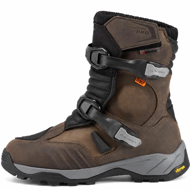 Bottes de moto basses Forma Adventure PRO marron
