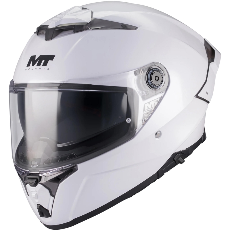 Casque intégral de moto MT Thunder 4 R Pure A0 blanc