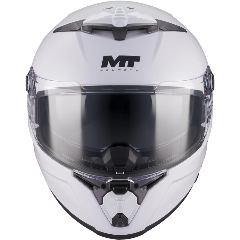 Casque intégral de moto MT Thunder 4 R Pure A0 blanc