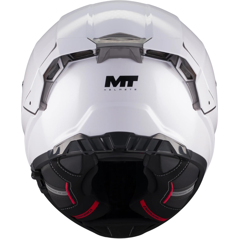 Casque intégral de moto MT Thunder 4 R Pure A0 blanc