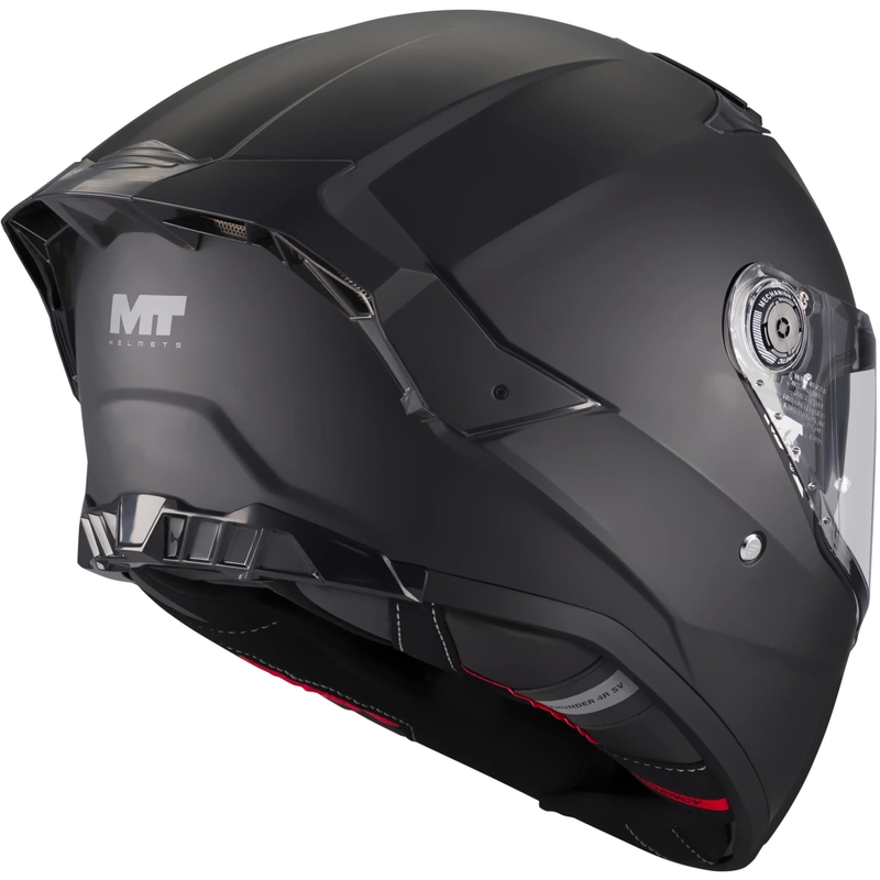 Casque intégral de moto MT Thunder 4 R Pure A1 noir mat