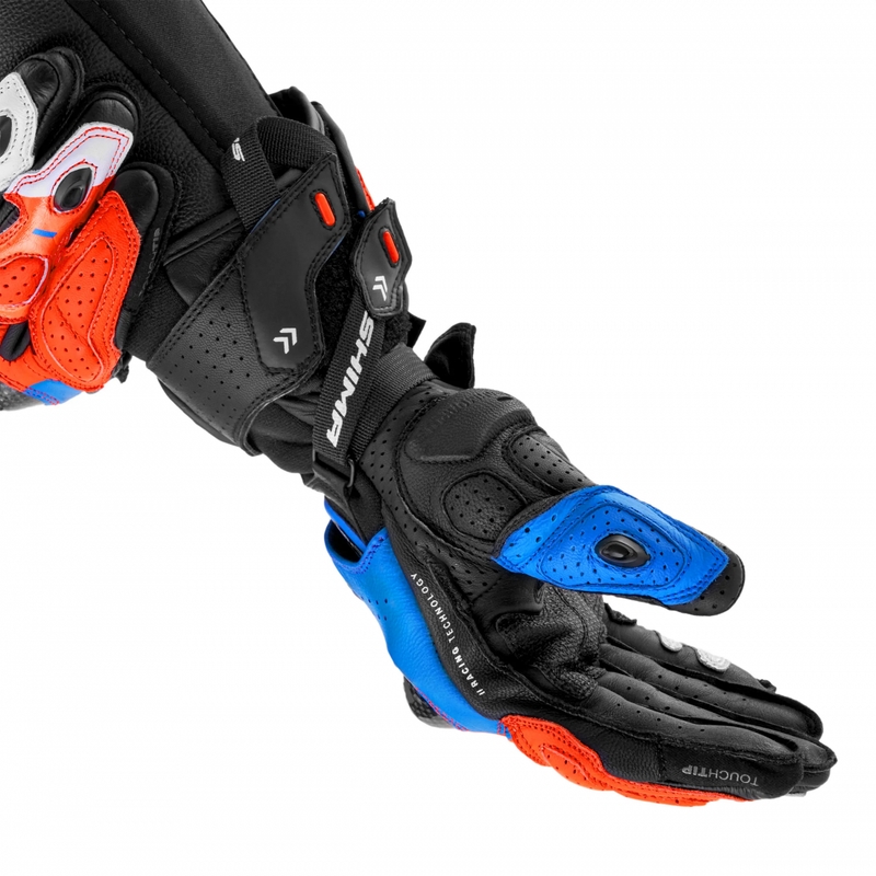 Gants de moto Shima RS-3 bleus
