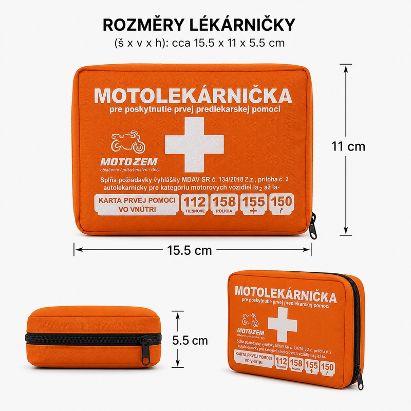 Trousse de premiers secours pour moto SK compacte