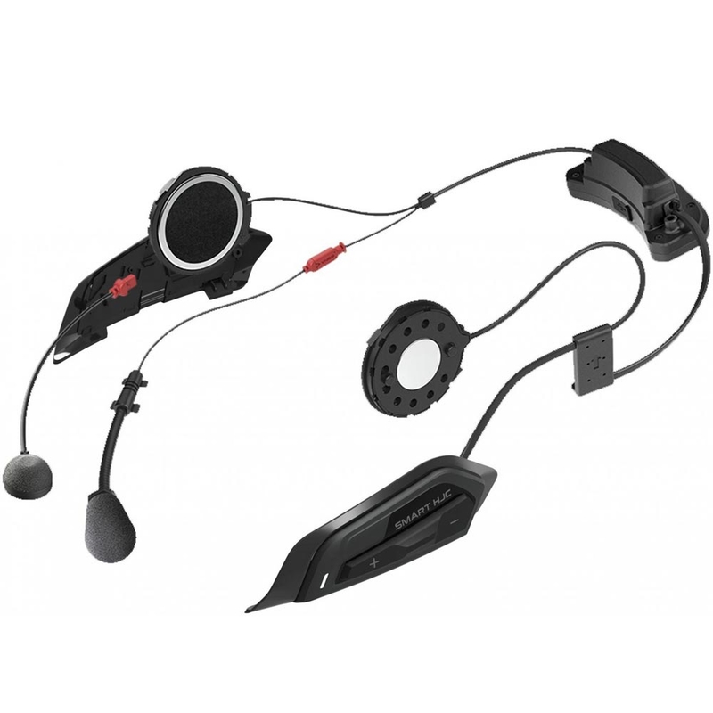 Kit mains libres Bluetooth HJC SMART 50B noir mat